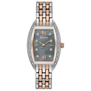 Bulova Tonneau Two-Tone Watch NWOT